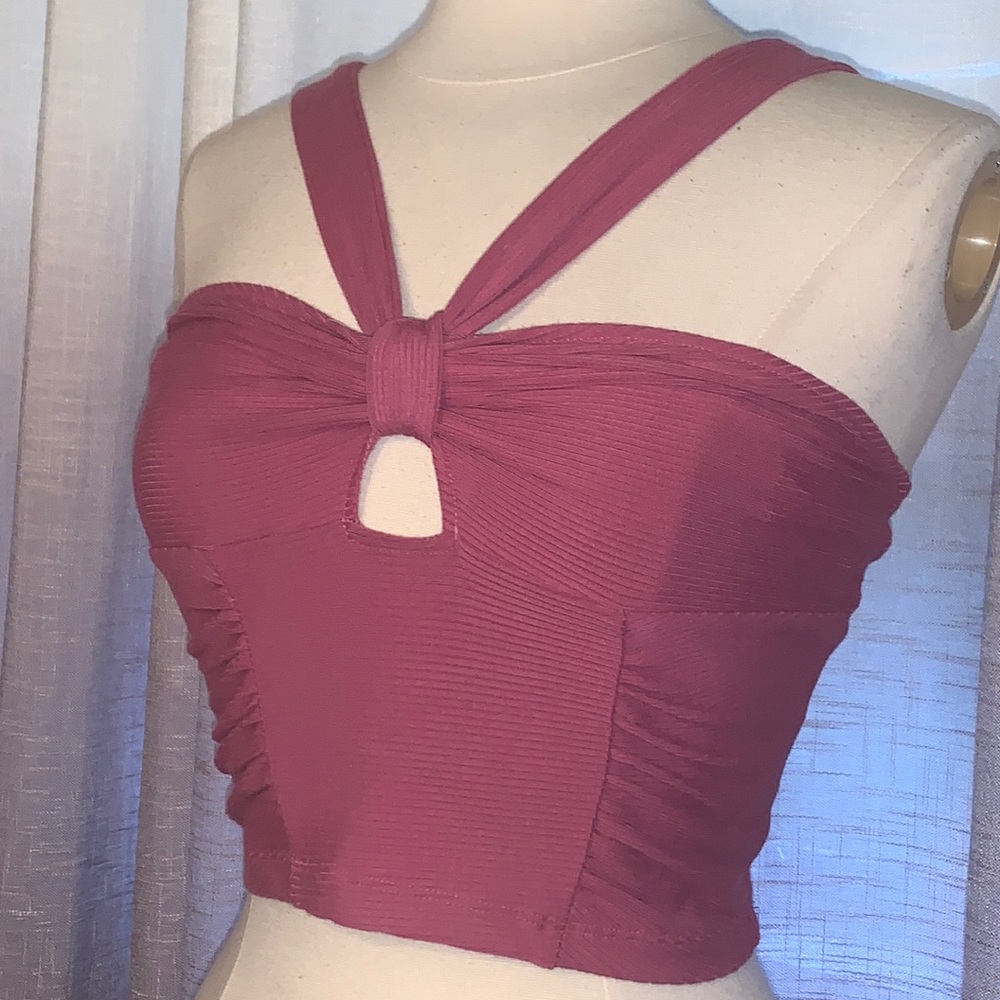 NWT Urban outfitters purple cropped tank size large - Picture 1 of 4